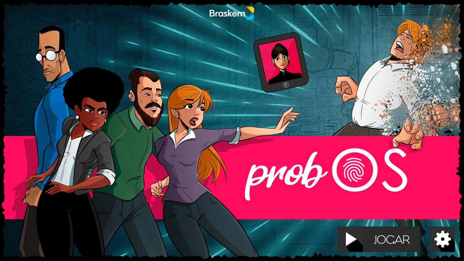 Title screen of ProbOS